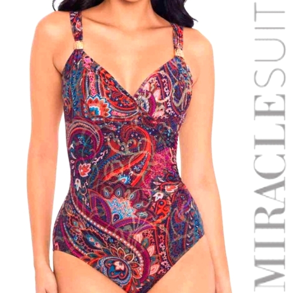 NWT Miraclesuit Siren One Piece in Dynasty - Picture 1 of 4